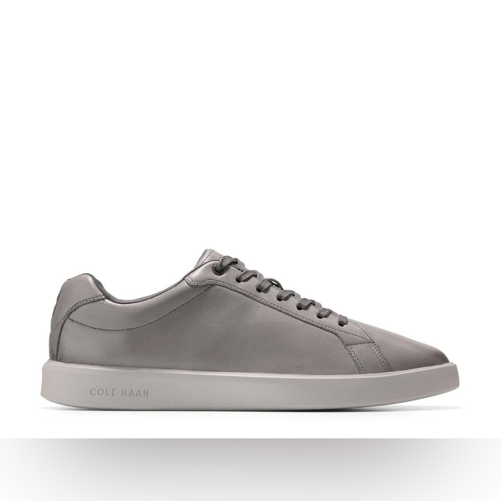 Cole Haan Grand Crosscourt Daily Gray Leather Sneakers Sz 7.5 Men’s BNWOB - Picture 2 of 12